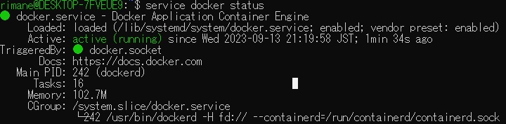 Docker Status