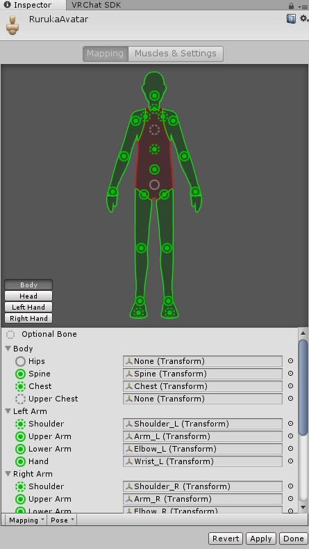 HumanoidでMapping